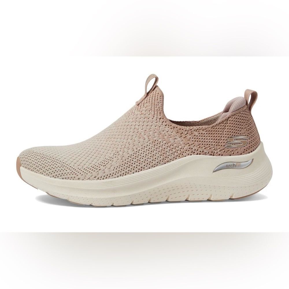 Skechers ArchFit 2.0 Air Cooled Breathable Knit Mesh Slip On Activewear Sneakers - Picture 2 of 16